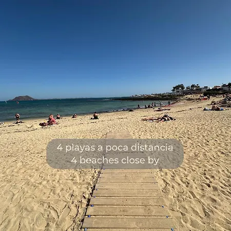 Apartamento Fresh Lemonade Con Piscina, Ac, Doble Terraza, Cocina Completa Y Parking Corralejo