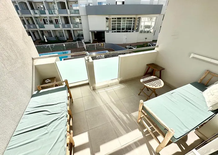 Fresh Lemonade Con Piscina, Ac, Doble Terraza, Cocina Completa Y Parking Apartmán