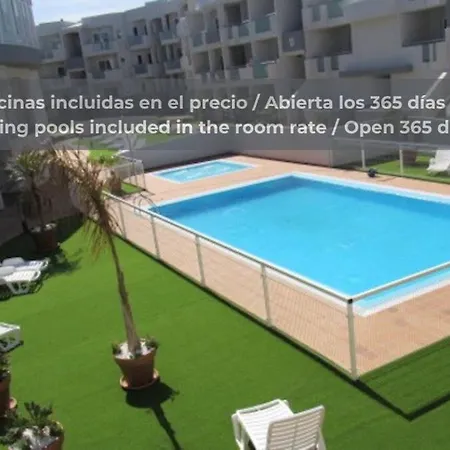 アパート Fresh Lemonade Con Piscina, Ac, Doble Terraza, Cocina Completa Y Parking