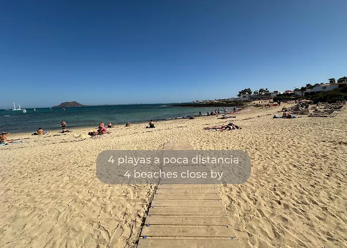 Apartamento Fresh Lemonade Con Piscina, Ac, Doble Terraza, Cocina Completa Y Parking Corralejo